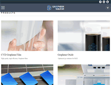 Tablet Screenshot of graphenesquare.com